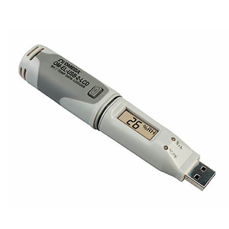 OMEGA奧米佳 OM-EL-USB-2-LCD溫度、濕度和露點數(shù)據(jù)記錄器 配有LCD顯示屏